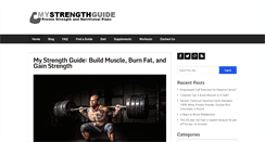 Desktop Screenshot of mystrengthguide.com